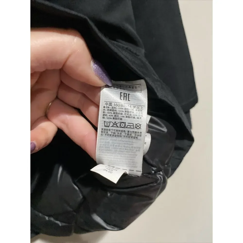 Gap Kids Black Cold Control Ultra Max Primaloft Winter Parka Jacket Coat Sz XXL